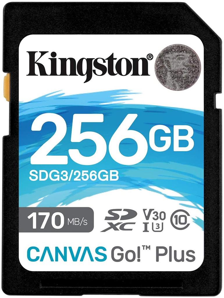 Tarjeta SD Kingston Canvas GO de 256 GB