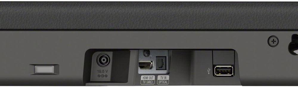 Conexiones de la barra de sonido Sony HTSF200