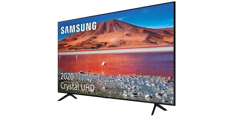 Imagen lateral de la Smart TV Samsung 43TU7005