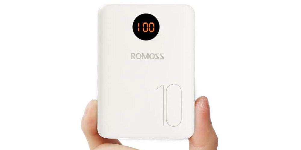 Baterías USB tipo C Romoss Batería Externa