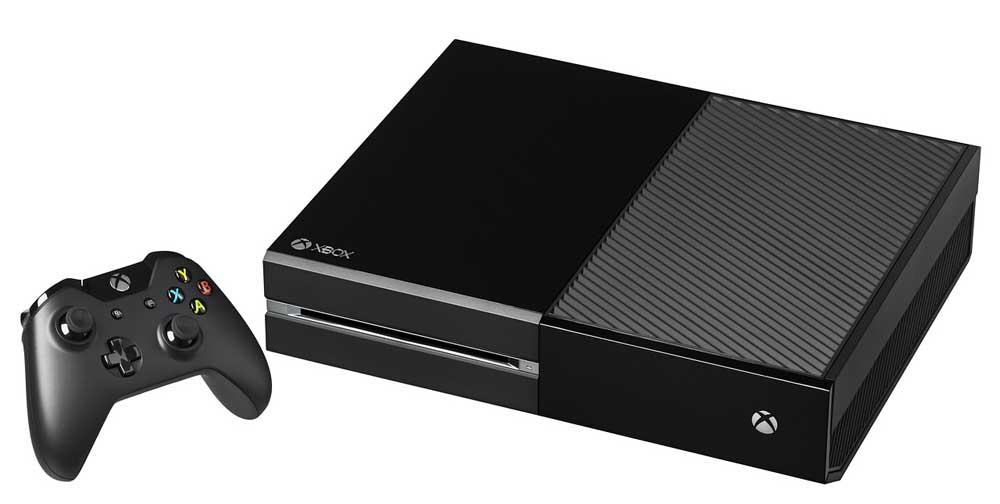 Consola Xbox de color negro