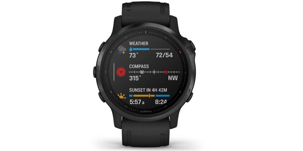 Smartwatch Garmin Fenix 6S Pro color negro