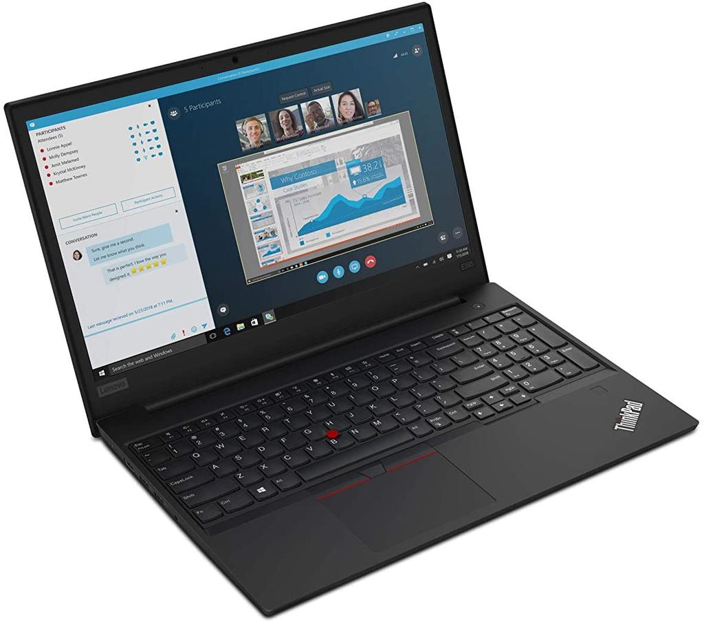 Portátil Lenovo ThinkPad E595 de color negro