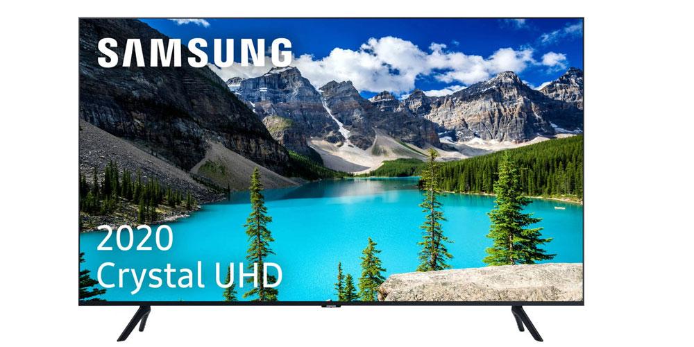 Smart TV Samsung 4K de color negro