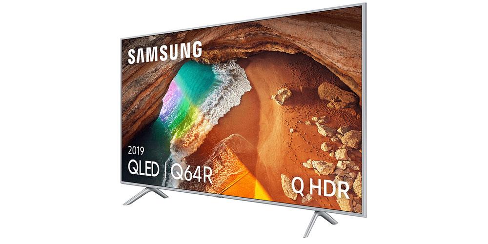 Lateral de la Smart TV Samsung QE65Q64R,