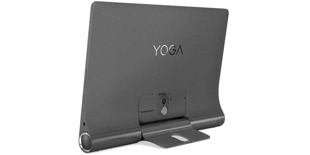 Trasera del tablet Lenovo Yoga Smart Tab color gris
