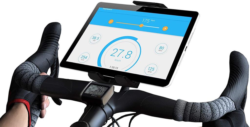 Soporte para tablet para bicicleta estática