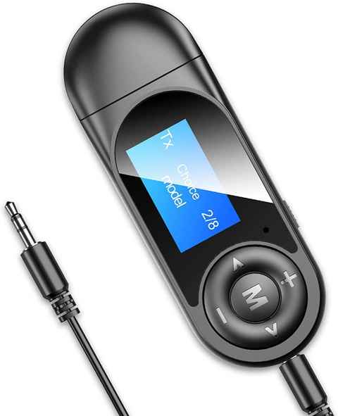 UGREEN-Transmisor de audio Bluetooth 5.0 de baja latencia para auriculares,  adaptador de audio y música