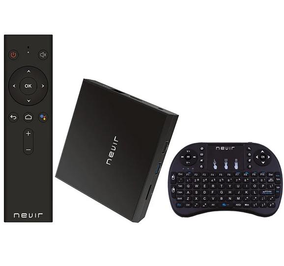 Nevir NVR-KM9PRO - ATVB Smart TV Box Quad Core, 2/16GB, 4K, WiFi