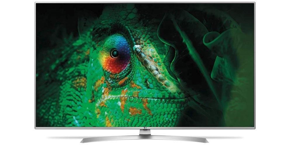 Imagen frontal de la Smart TV LG 65UJ701V
