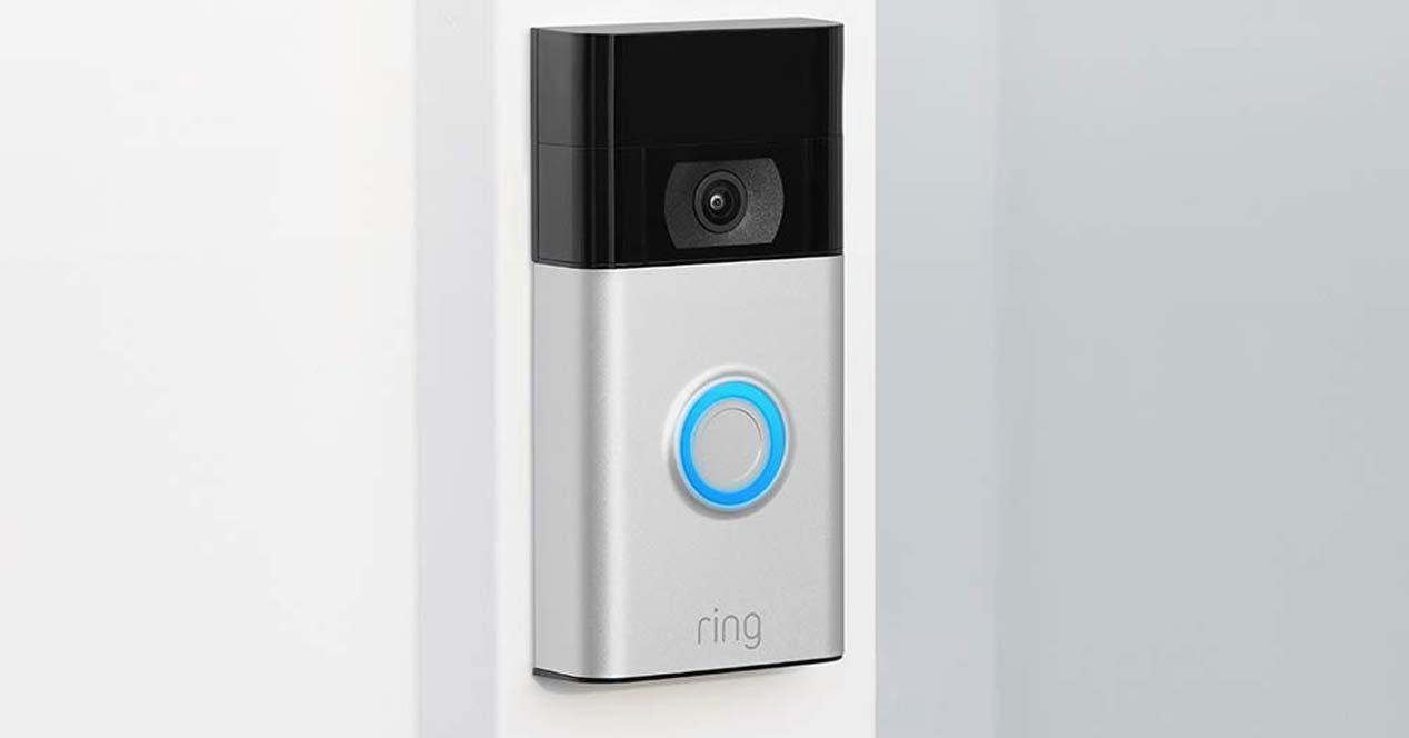 Uso de Ring Video Doorbell en una puerta
