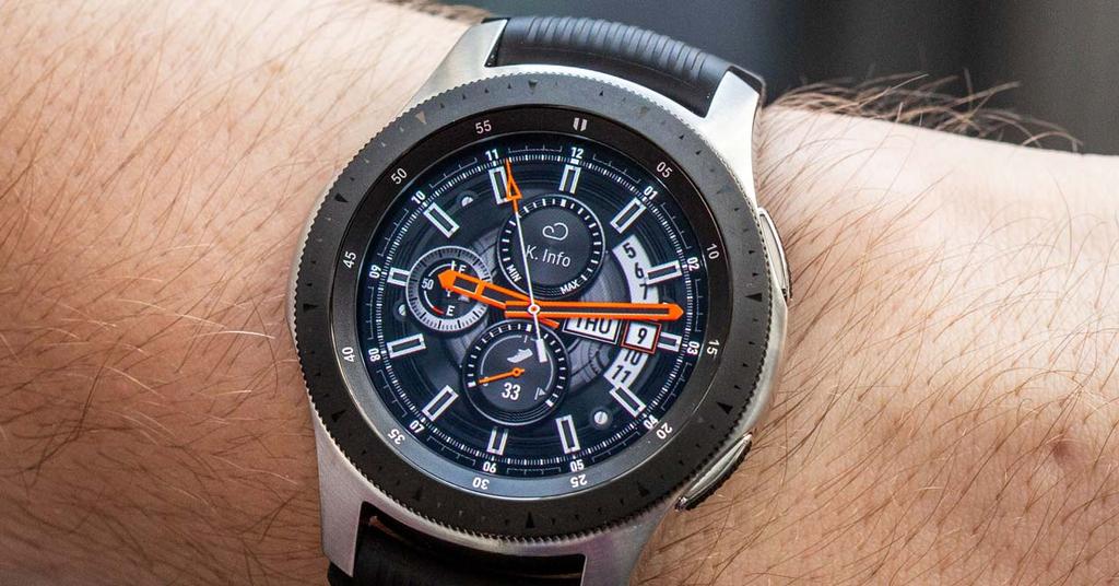 Smartwatch Samsung Galaxy Watch en uso