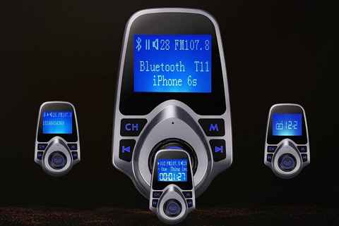 XO Adaptador Bluetooth para Coche - Conexion Inalambrica 50 - Reproduce  Desde Smartphone y Pendrive - Puerto USB y Tipo C - Func