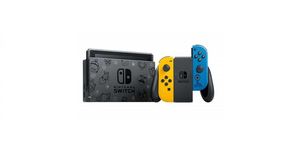 Nintendo Switch Fortnite Edition con base para television
