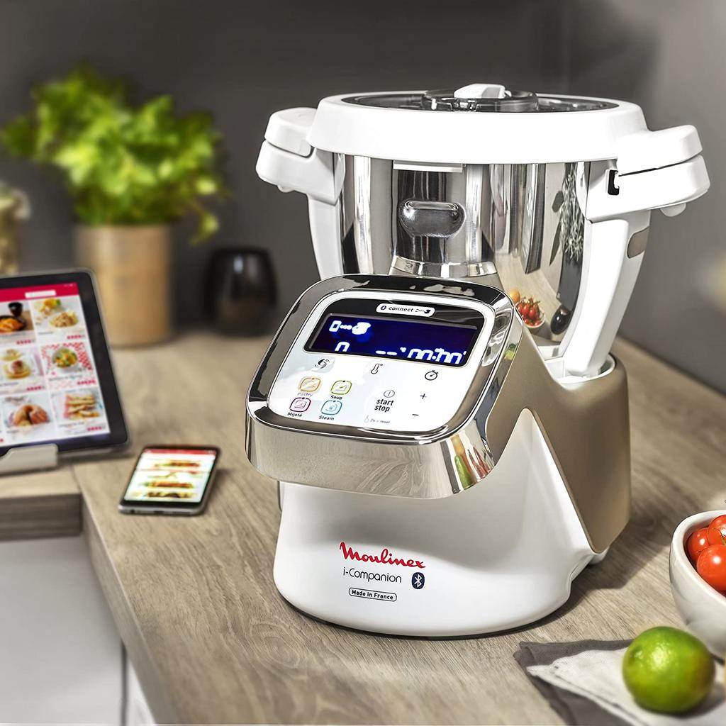 robot de cocina Moulinex i-Companion HF9001 de lado