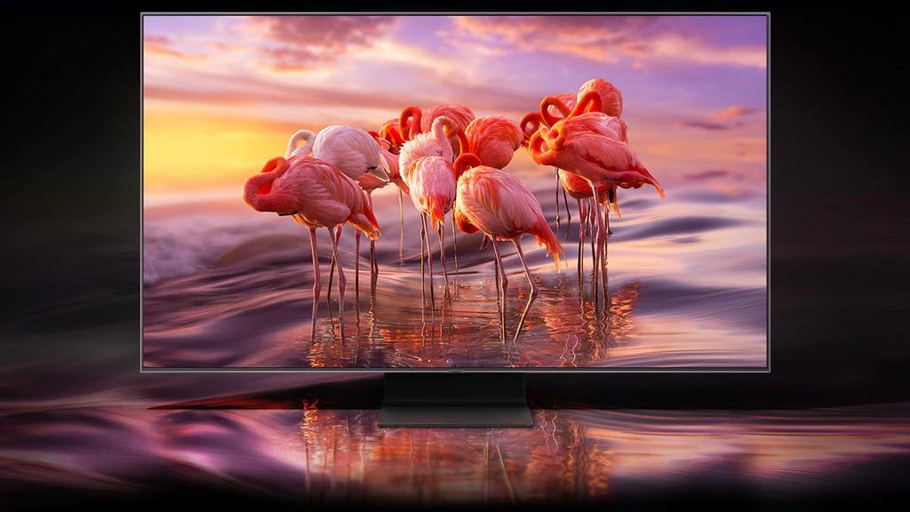 Smart TV Samsung QLED Q90R de frente