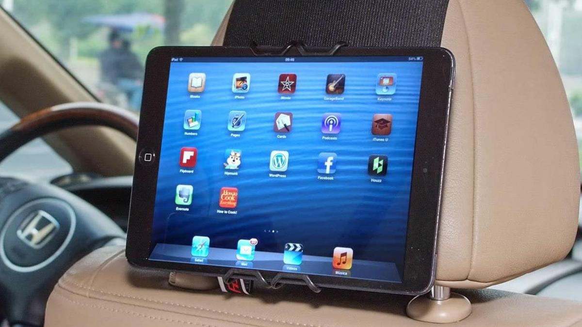 Soporte Tablet Coche Ajustable Soporte Tablet para Auto,Soporte para  Reposacabezas Compatible con Apple iPad Air/Mini,Samsung Galaxy Tab  Ofspeizc LL-1036