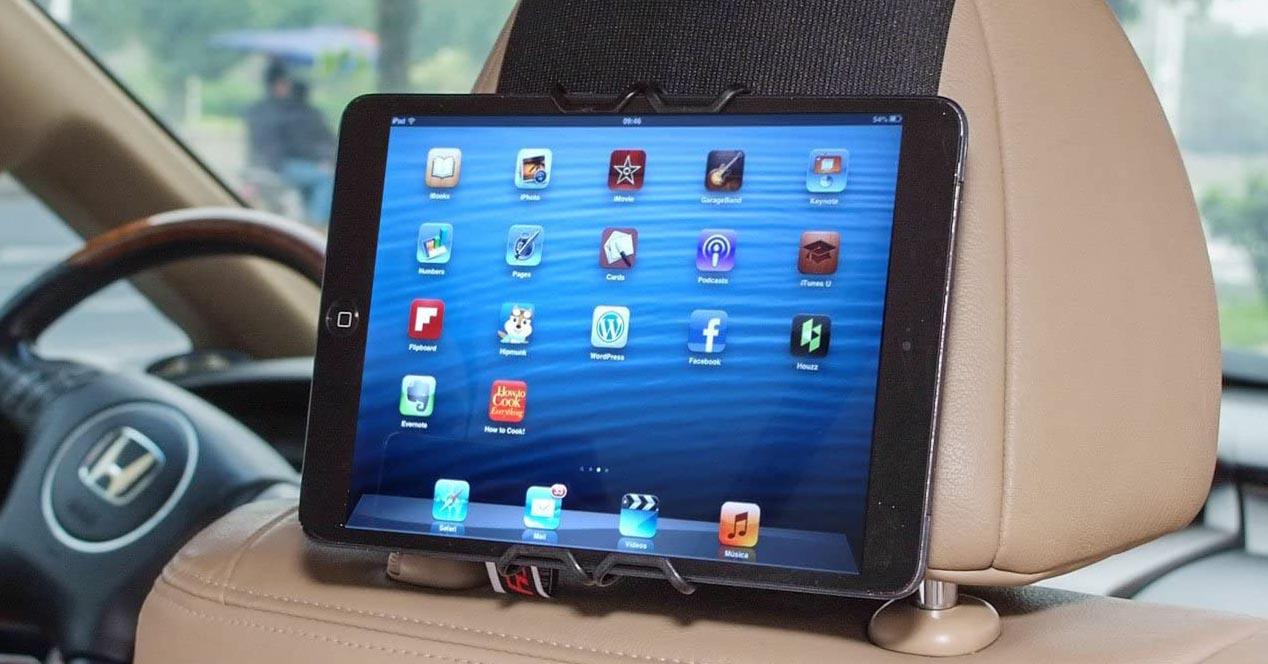 Soporte para reposacabezas GUOQIAO para Asiento Trasero de Coche de 7 a 10 Pulgadas para Tablet/GPS/iPad 