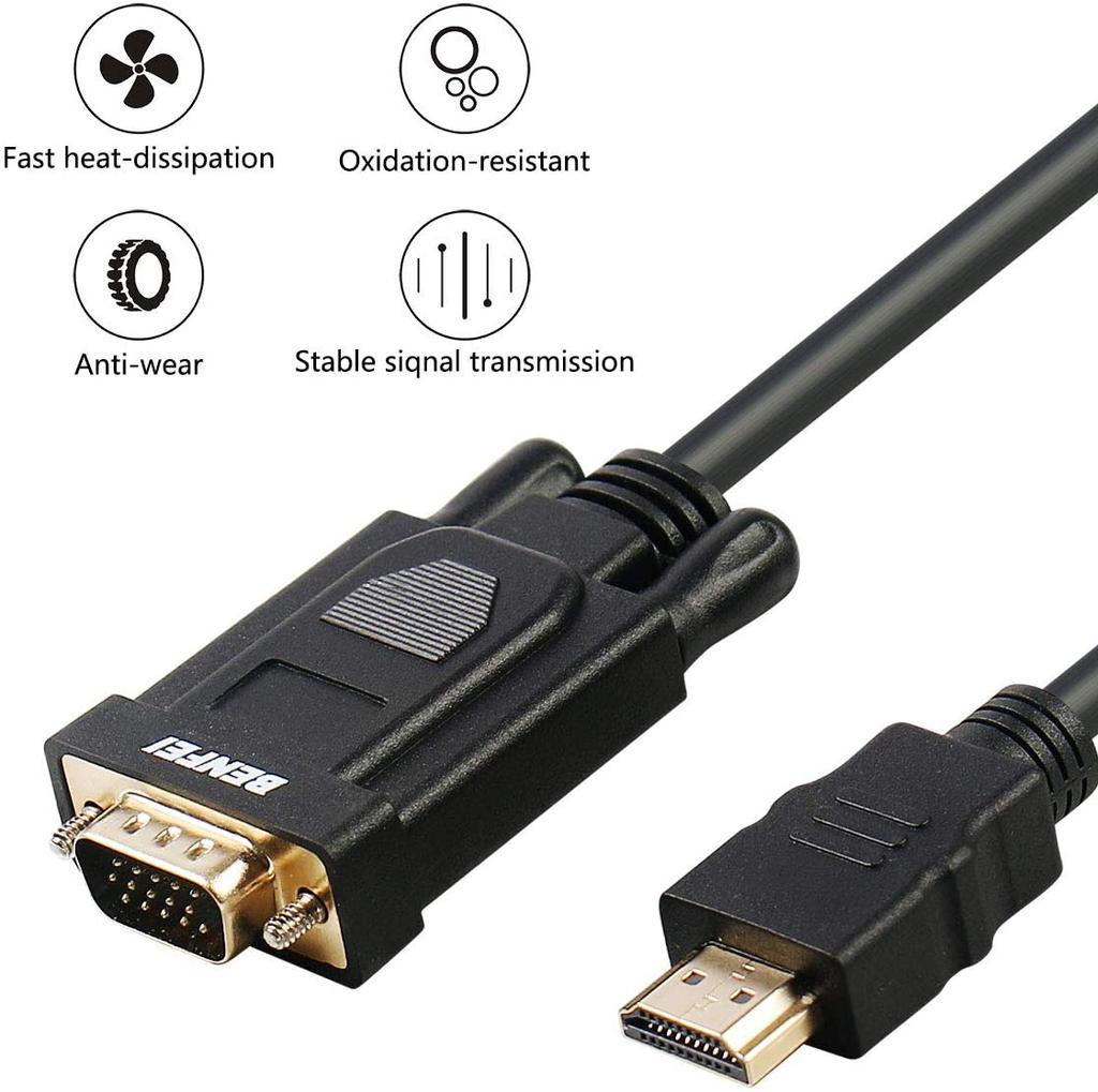 Cables adaptadores de HDMI a VGA: características y recomendaciones