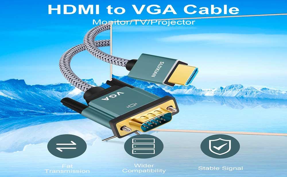 Cable Adaptador de HDMI a VGA SLDXIAN