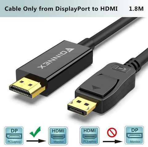 Las mejores ofertas en Monitor HDMI Estándar macho cable DisplayPort
