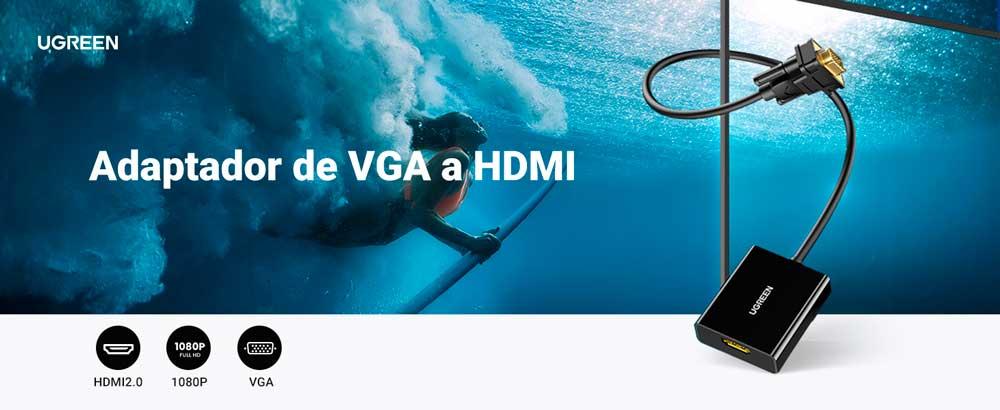 Conector HDMI a VGA Ugreen