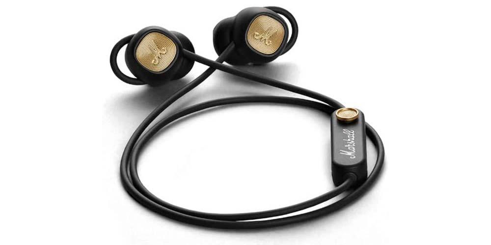 Auriculares Bluetooth Marshall Minor II de color negro