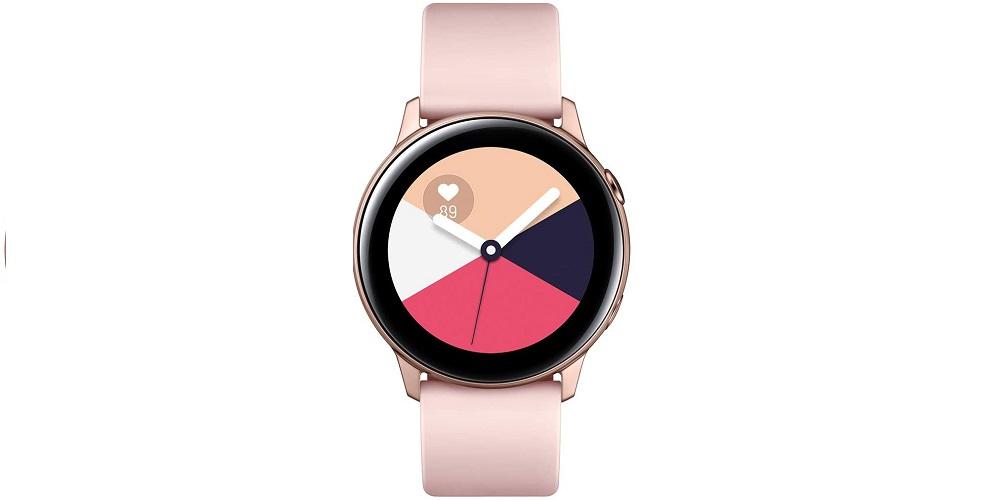 vista frontal del smartwatch Samsung Galaxy Watch Active