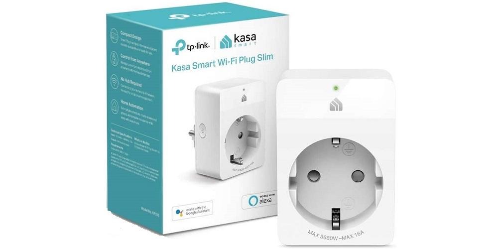enchufe inteligente TP-Link Kasa Smart Wifi Plug junto con su caja