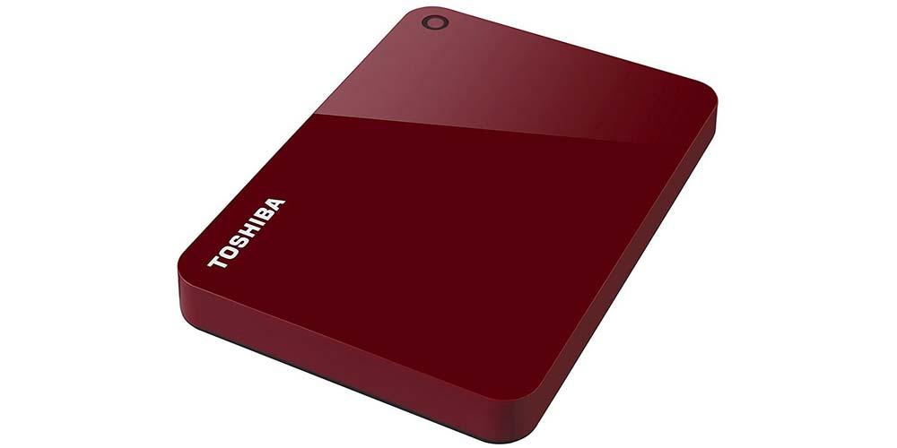 Disco externo Toshiba Canvio Advance color rojo