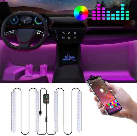 Quieres luces LED en el interior del coche? Necesitas este kit que arrasa  en