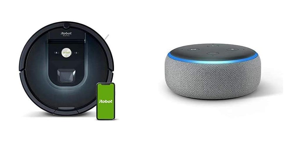 Roomba 981 y Amazon Echo Dot