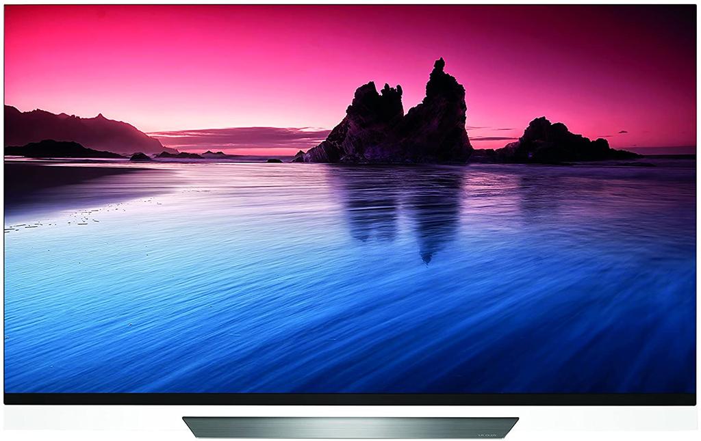 LG OLED65E8 front smart TV