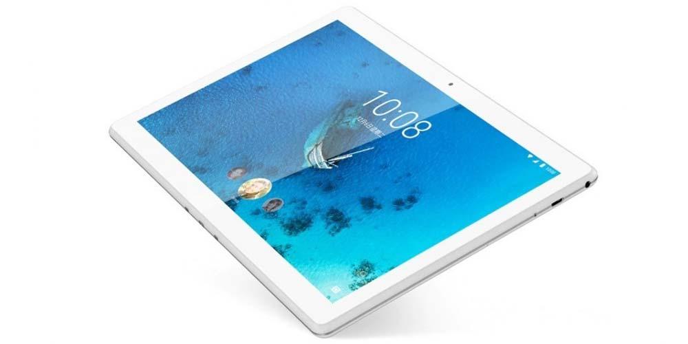 Tablet Lenovo Tab M10 de color blanco