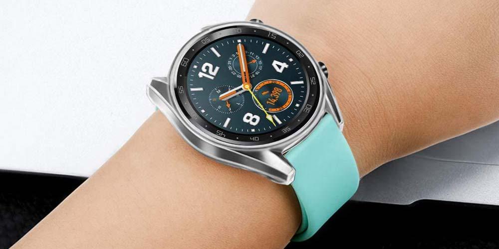 Huawei Watch GT med skyddande byxor