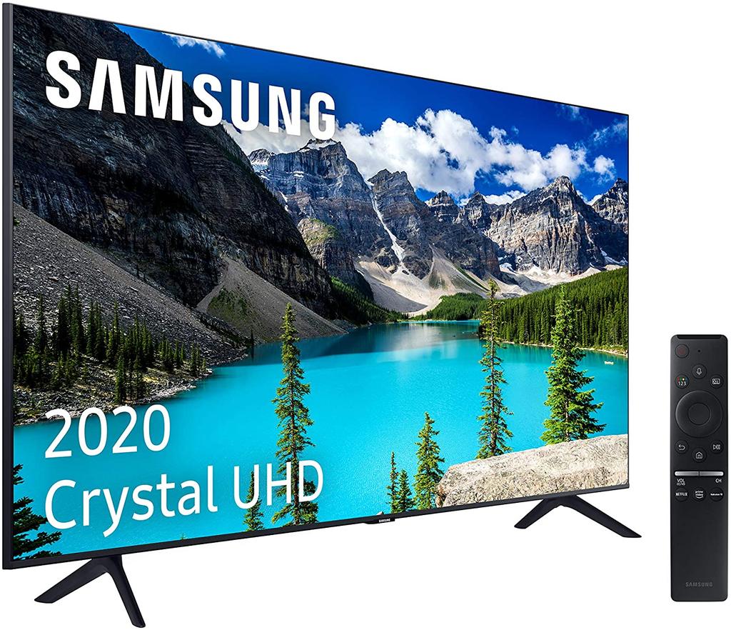 Smart TV Samsung Crystal de lado
