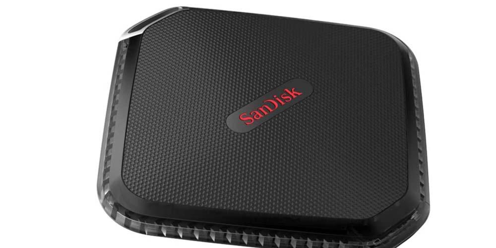 Aspecto del Sandisk SSD Extreme 500 negro