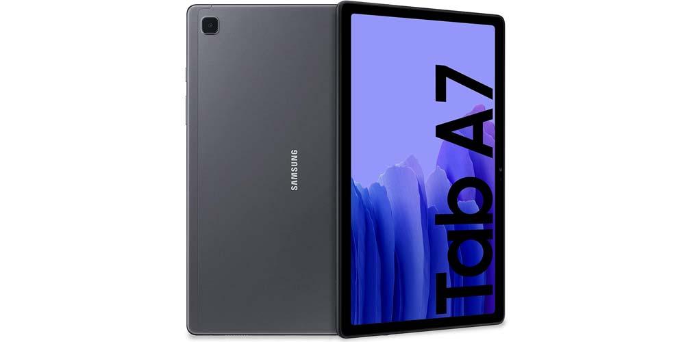 Tablet Samsung Galaxy Tab A7 de color gris oscuro