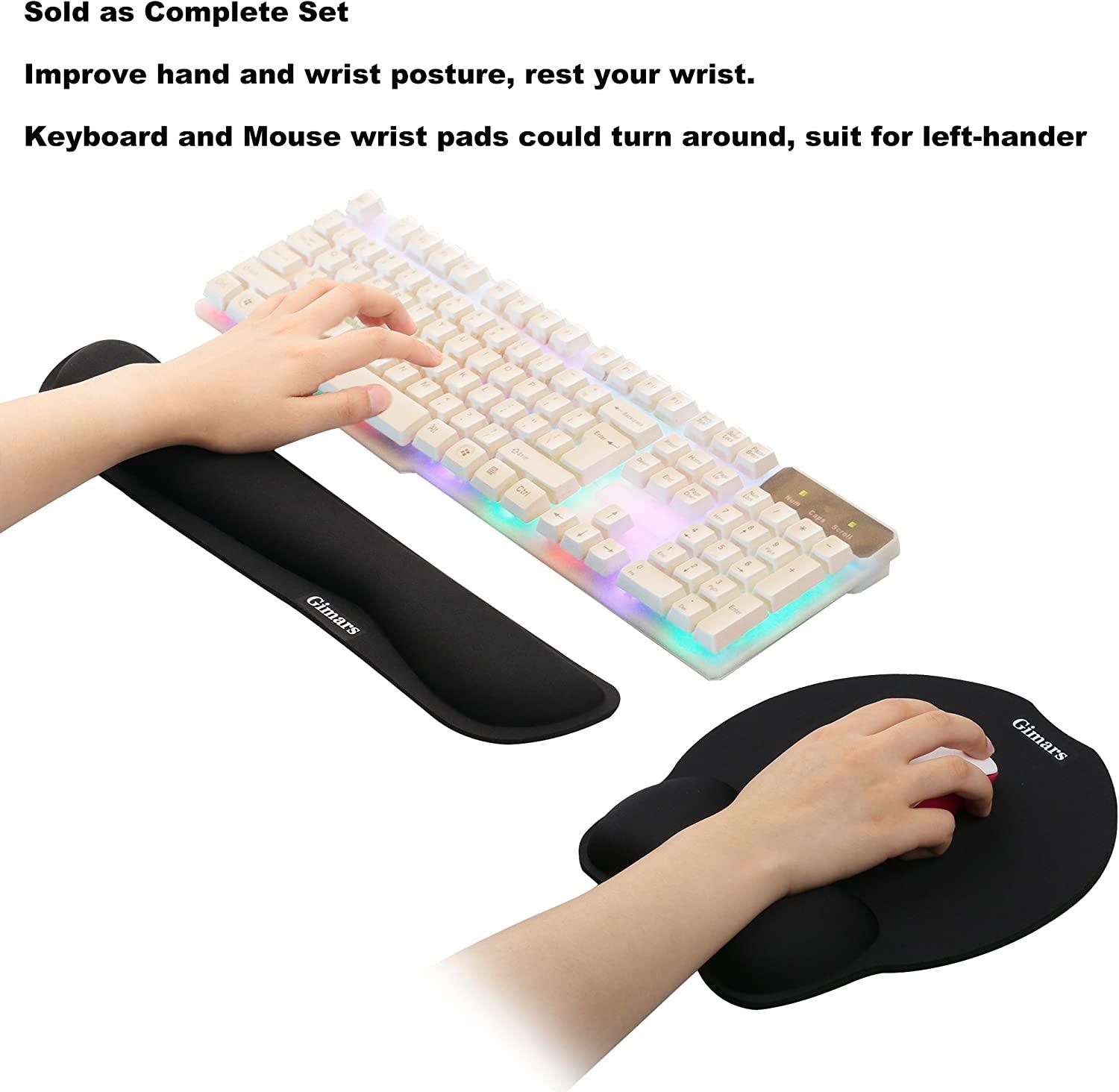 Reposamuñecas para teclado y ratón GImars