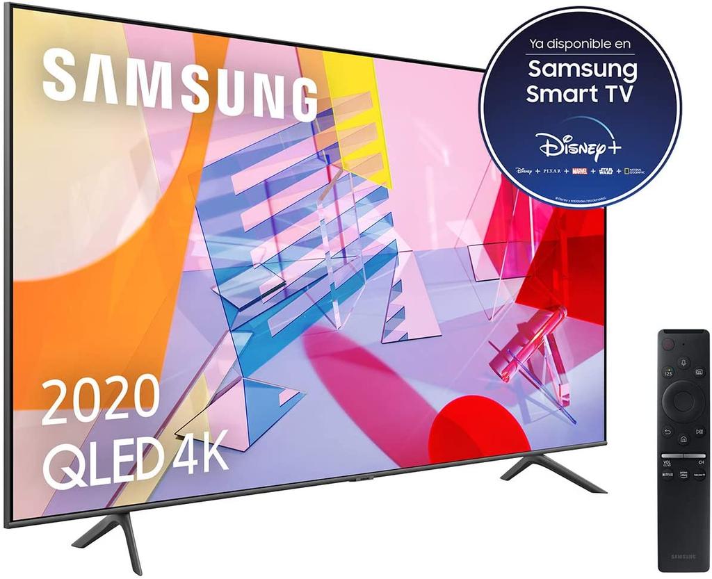 Smart TV 55 pulgadas Samsung 55Q60T lateral
