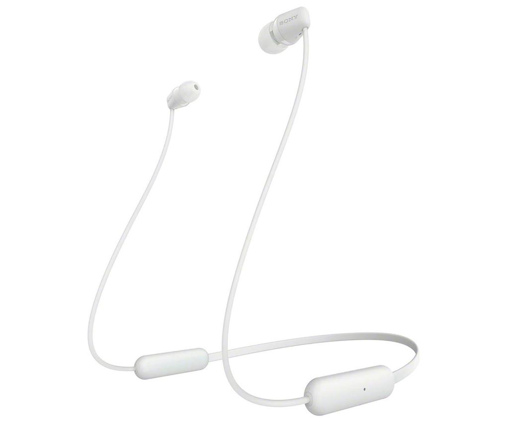Auriculares Sony WI-C200 de color blanco