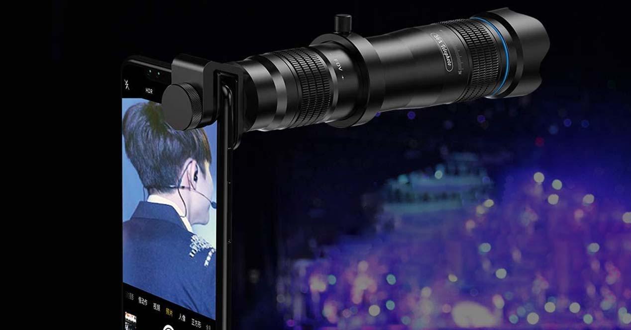 Lente de cámara de teléfono, kit de lente de teléfono celular con clip 5 en  1, lente ojo de pez de 235° + lente macro 25X + lente súper gran angular