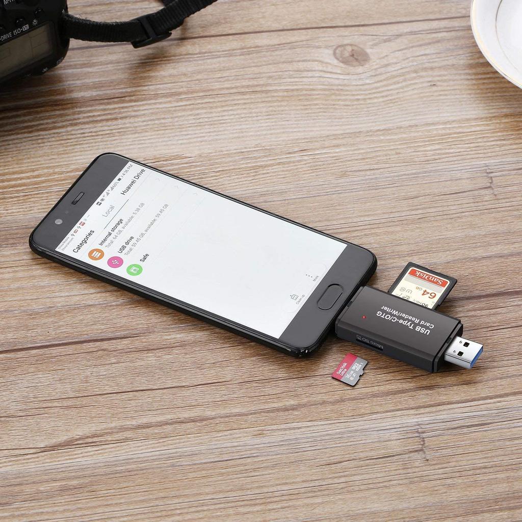 Lector de tarjetas SD y microSD Hoonyer 
