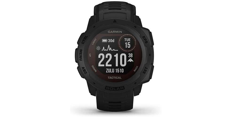 Smartwatch Garmin Instinct Tactical de color negro