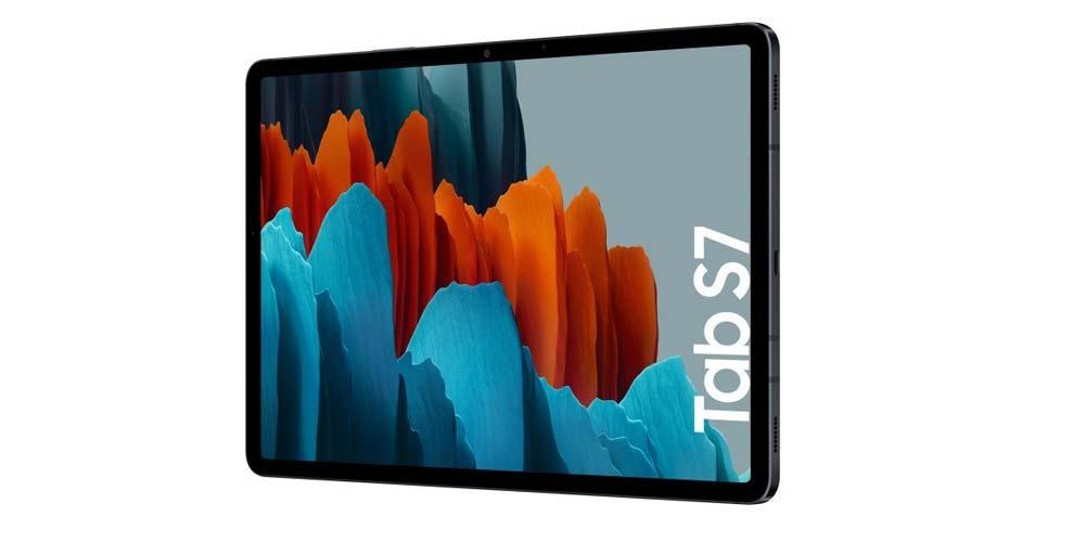 Samsung Galaxy Tab S7 gray tablet