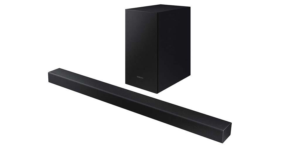 Barra de sonido Samsung HW-T450 de color negro