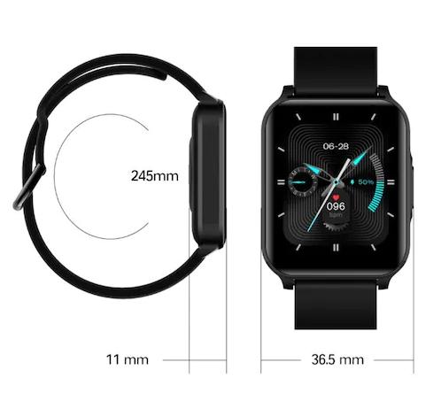 Smartwatch Lenovo S2 Pro medidas