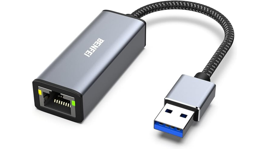 Adaptador Ethernet USB 3,0 a 10/100/1000 Gigabit, adaptador de Internet para  ordenador portátil, escritorio, TV box