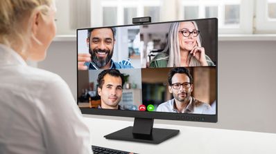 monitores con webcam