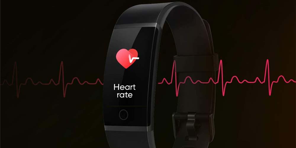 Smartband detectando ritmo cardíaco